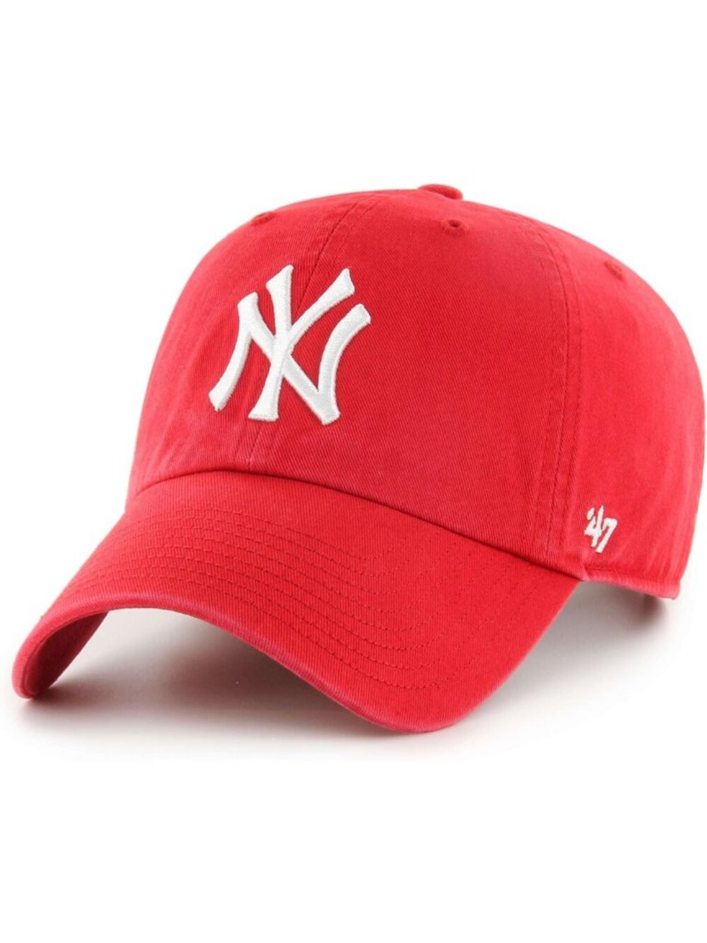 Stylish Red Men's Adjustable Baseball Cap, Perfect for Game Day or Casual Wear